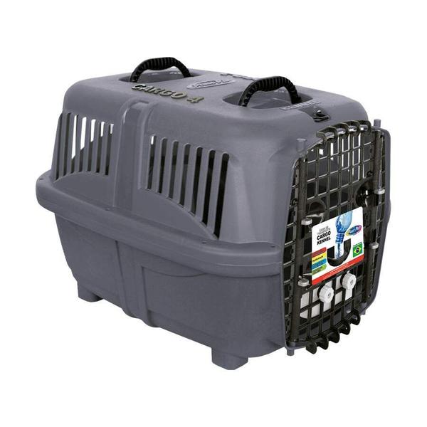 Imagem de Caixa de Transporte Plast Pet Cargo Kennel Taupe para Cães e Gatos  - Tamanho 4