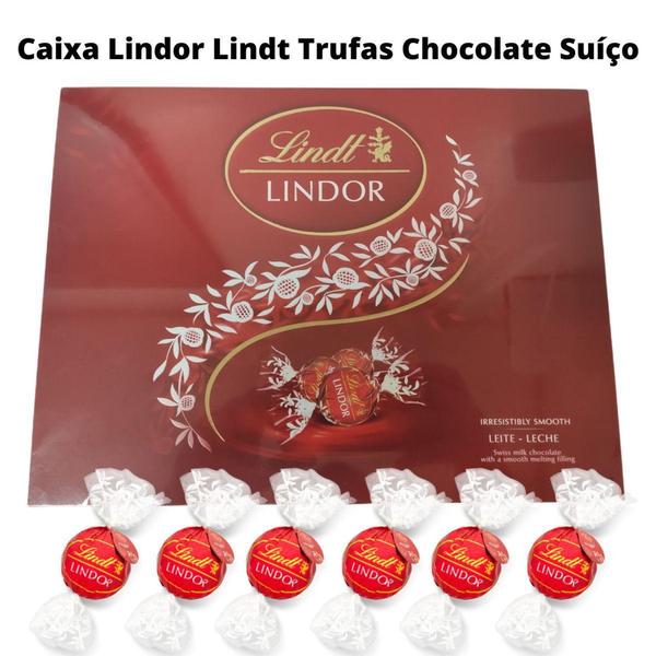 Imagem de Caixa de Trufas de Chocolate Lindt Lindor 112g