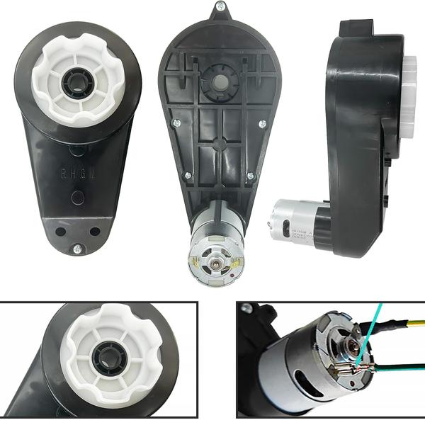 Imagem de Caixa de velocidades do motor 24V 35000RPM de alta velocidade para rodas elétricas x2