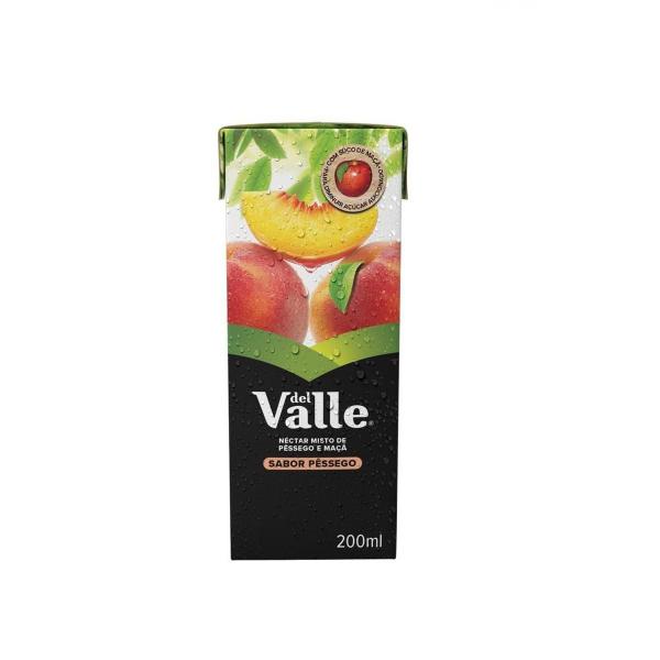 Caixa Del Valle Nectar Suco Pessego C 18 Unidades De 200 Ml - Geral Imagem de Caixa Del Valle Nectar Suco Pessego C 18 Unidades De 200 Ml