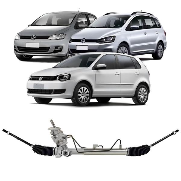 Imagem de Caixa Direção Hidráulica Importada Volkswagen Fox SpaceFox Polo 2003 até 2014