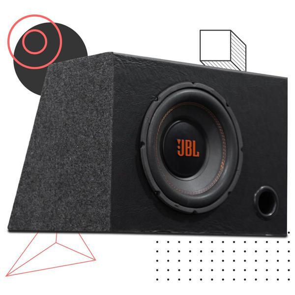 Imagem de Caixa Dutada Subwoofer Jbl 10 Pol 350w Rms Grave Sub Gravão