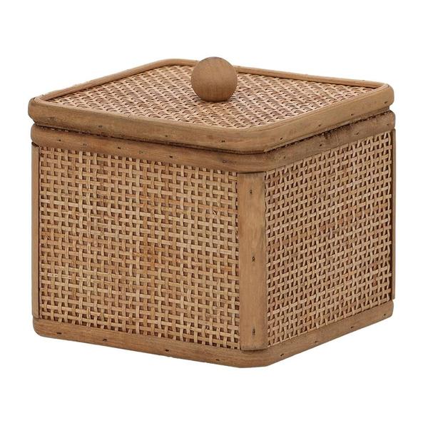 Imagem de Caixa em rattan natural mart 14cm