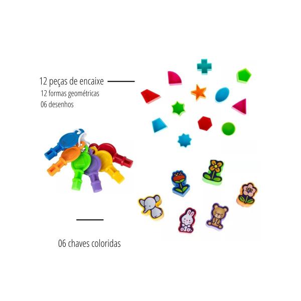 Imagem de Caixa Encaixa Estrela Brinquedo Educativo Infantil