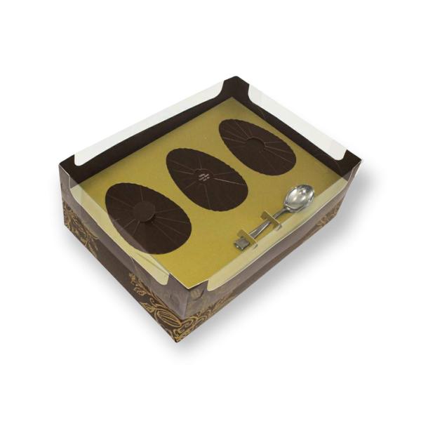 Caixa Encanto Cacau 3x100g C2294 Ideia c/10 un Imagem de Caixa Encanto Cacau 3x100g C2294 Ideia c/10 un