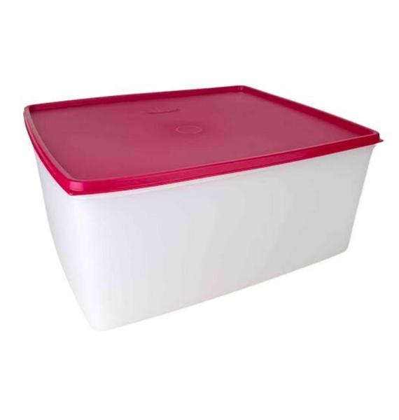 Caixa Espaçosa Plus 6,5 Litros Vinho Translúcida Tupperware Imagem de Caixa Espaçosa Plus 6,5 Litros Vinho Translúcida Tupperware