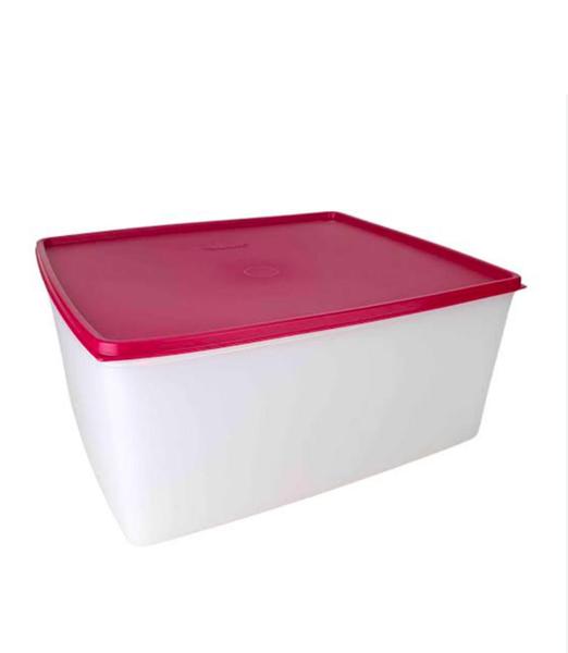 Caixa Espaçosa Plus 6,5 Litros Vinho Translúcida Tupperware Imagem de Caixa Espaçosa Plus 6,5 Litros Vinho Translúcida Tupperware