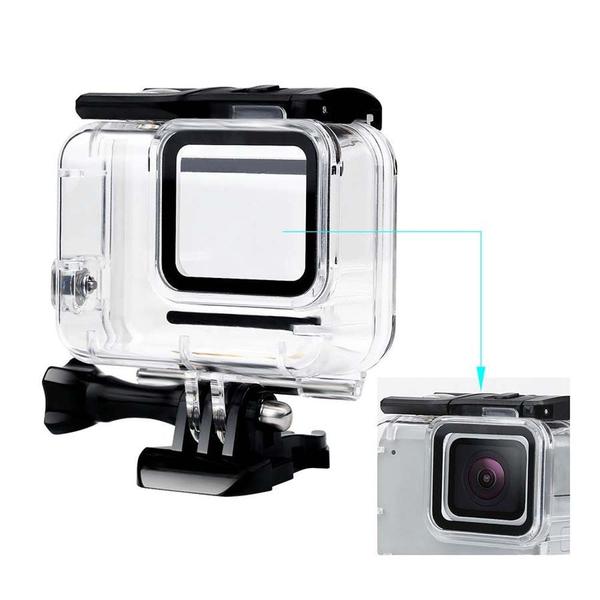 Imagem de Caixa Estanque Case Housing Skeleton para GoPro Hero 7 White/Silver -  Sem remoção lente