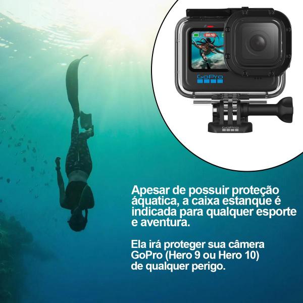 Imagem de Caixa Estanque Gopro Para Hero 9 Hero 10 e Hero 11 - Addiv001