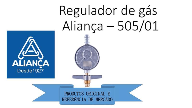 Imagem de Caixa Fechada 10 Unidades Válvula Regulador de Gás 505/01 Aliança  