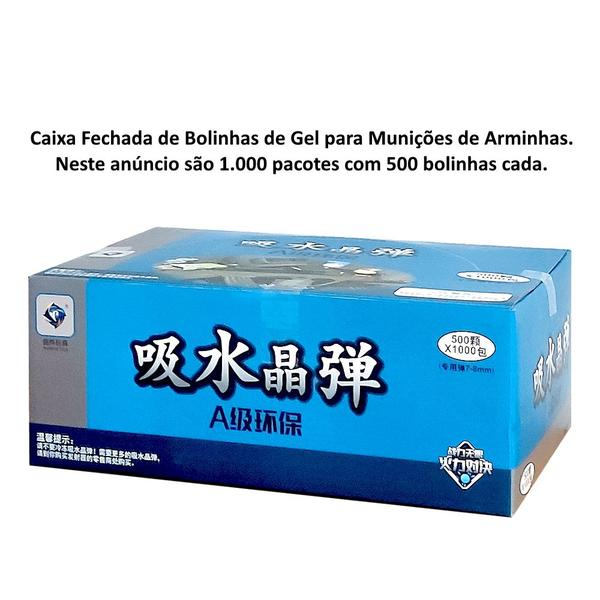 Caixa Fechada com 500.000 bolinhas Gel Orbeez para Lançadores Arminhas Atacado - Yara Imagem de Caixa Fechada com 500.000 bolinhas Gel Orbeez para Lançadores Arminhas Atacado