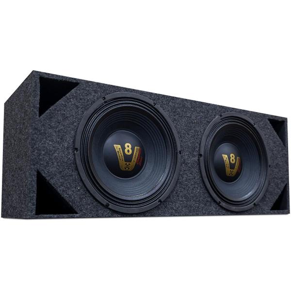 Imagem de Caixa Full Som Automotivo 2 Woofer 12 Grave Pancadão 600rms