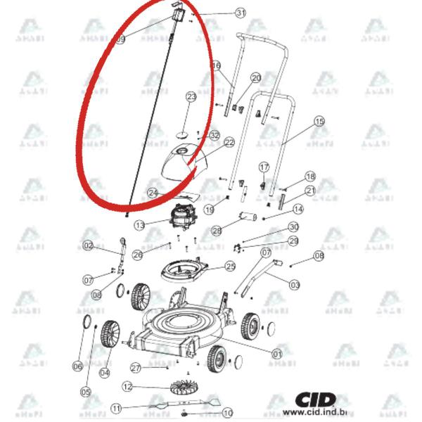 Imagem de Caixa interruptora 20a 2,0 x 2,5mm2 (cid480) 1800/2500w