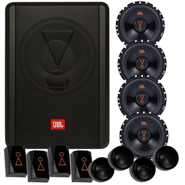 Caixa JBL Ativa Amplificada SW8A-MS 200w +2x100w + Par de Kit 2