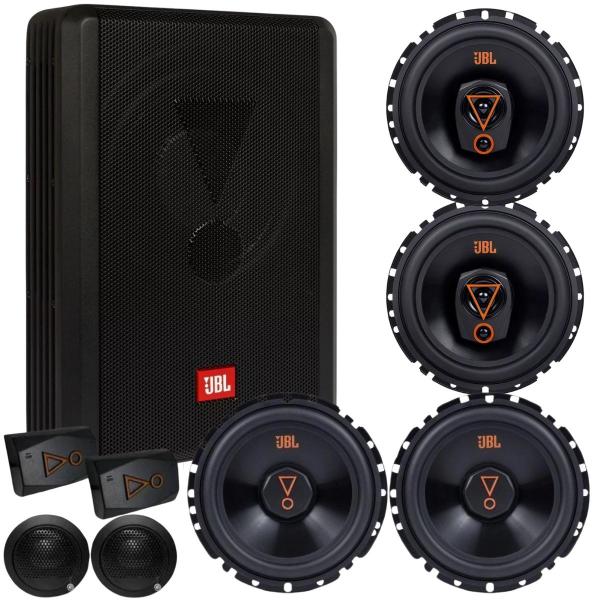 Caixa Jbl Ativa Sw8ams Kit 2 Vias 62vms80 e Par 6trms80 - Megafone