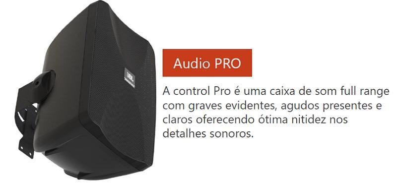 Imagem de Caixa JBl Control SA-PRO C-SA6 100W Kit 4 caixas cor Preto