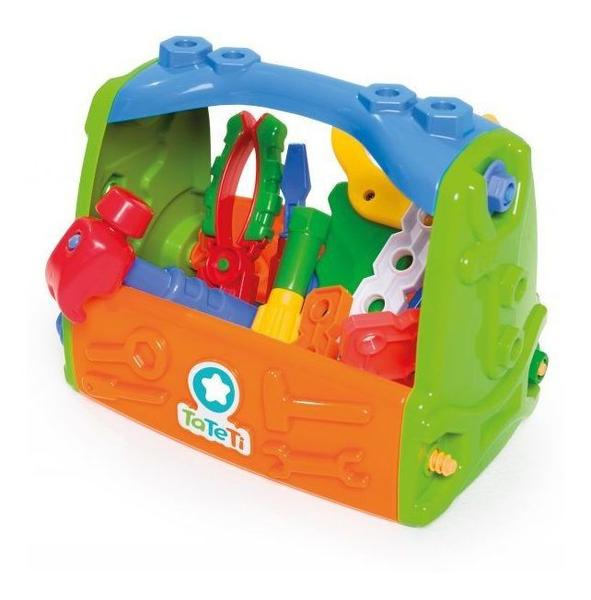 Imagem de Caixa Maleta De Ferramentas Brinquedo Infantil Didático