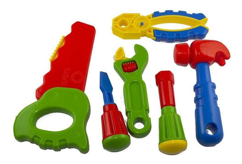 Imagem de Caixa Maleta De Ferramentas Brinquedo Infantil Didático