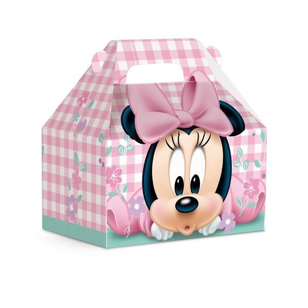 Imagem de Caixa Maleta Kids Surpresa Minnie Disney  Rosa C/10 