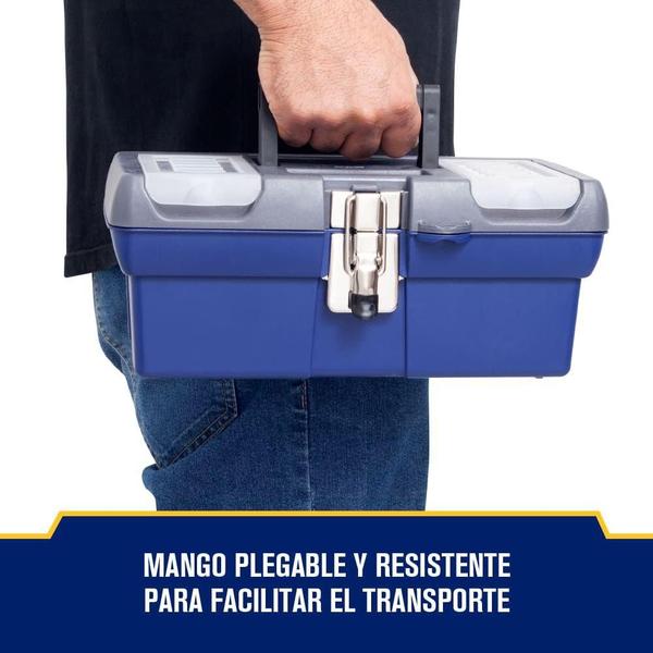 Caixa Maleta Para Ferramentas Irwin 12.5'' Trava Metálica Imagem de Caixa Maleta Para Ferramentas Irwin 12.5'' Trava Metálica