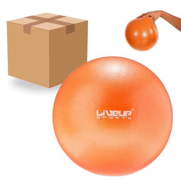 Imagem de Caixa Master 20 Unidades Overball para Pilates 25cm Laranja Liveup  Liveup Sports 