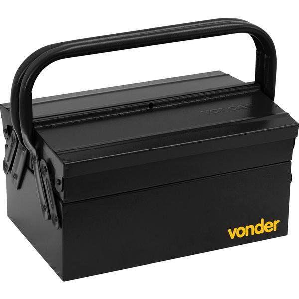 Caixa metálica para ferramentas sanfodana 300X190X160mm 3 gavetas - Vonder Imagem de Caixa metálica para ferramentas sanfodana 300X190X160mm 3 gavetas - Vonder