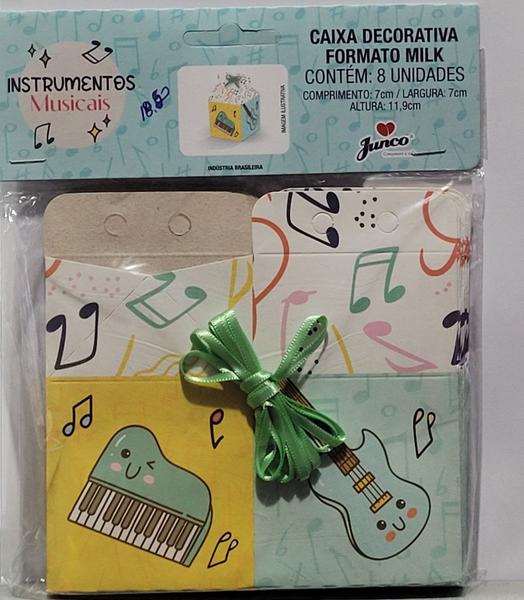 Imagem de Caixa Milk Instrumentos Musicais C/8 - Junco