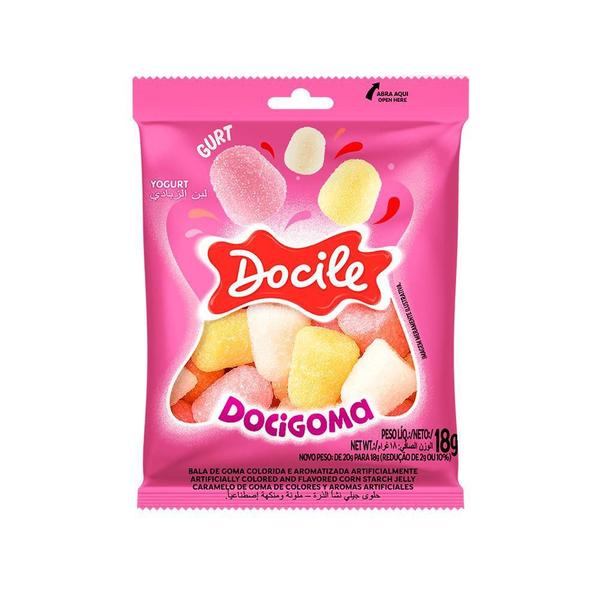 Caixa Mini Goma Docigoma Gurt 24X18G - Docile Imagem de Caixa Mini Goma Docigoma Gurt 24X18G - Docile