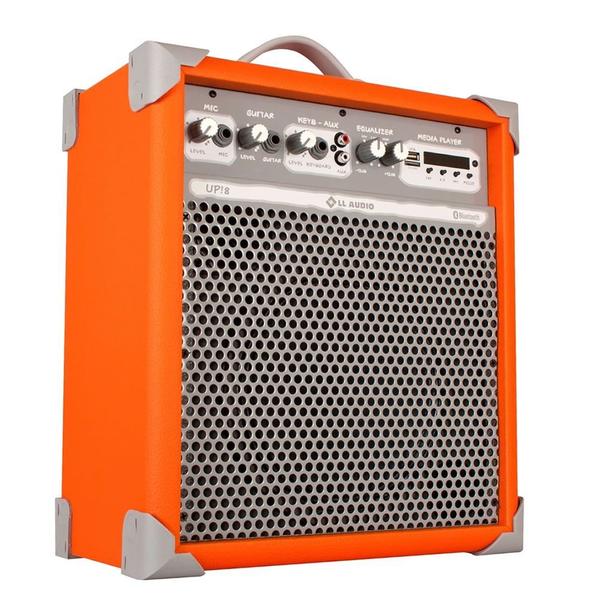 Imagem de Caixa multiuso 55 Watts Laranja Usb UP 8 - LL Audio