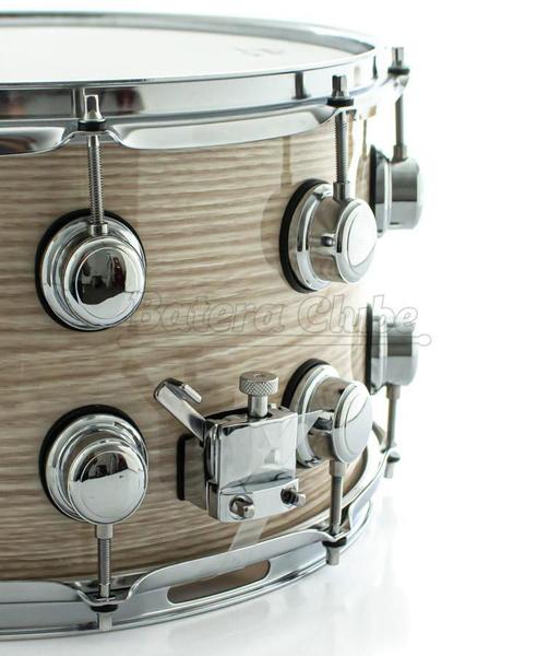 Imagem de Caixa Noah Pure Series Birch Shell Light Wood 14x8 com Aros Power-Hoop 2.3mm com Pele Williams