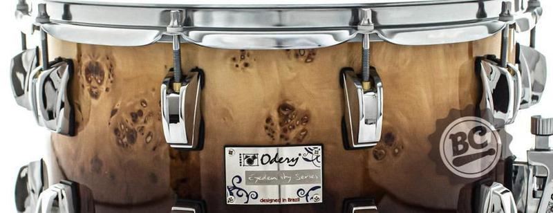 Imagem de Caixa Odery Eyedentity Maple Exotic Mappa Burl 14x8 com Aros PowerHoop 2.3mm