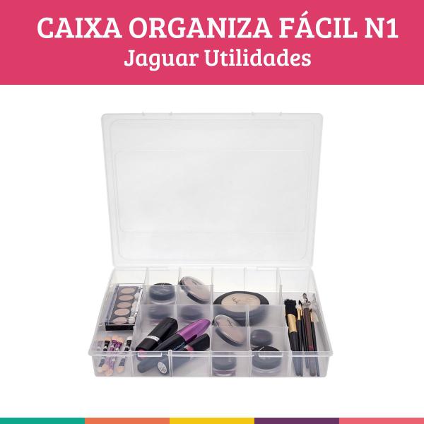 Imagem de Caixa Organiza Fácil N2 Multiuso Jaguar Utilidades