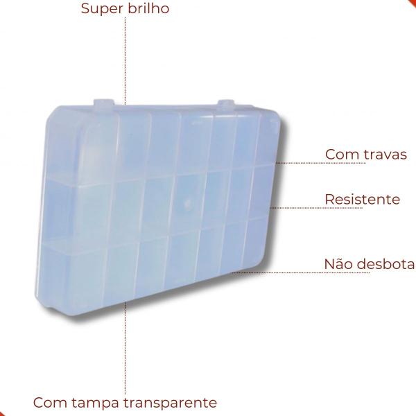 Imagem de Caixa organizadora 18x30cm com 21 divisorias unidade