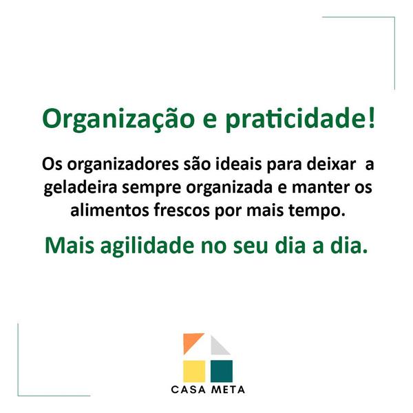 Imagem de Caixa Organizadora 2un Mini + 2un P + 2un M Verdura Ordene