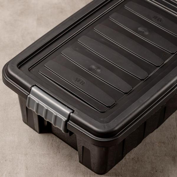 Caixa Organizadora 31Lt Tampa com Trava e Rodinhas p/ Guardar Brinquedos Ferramentas Calçados Roupas - MB Imagem de Caixa Organizadora 31Lt Tampa com Trava e Rodinhas p/ Guardar Brinquedos Ferramentas Calçados Roupas