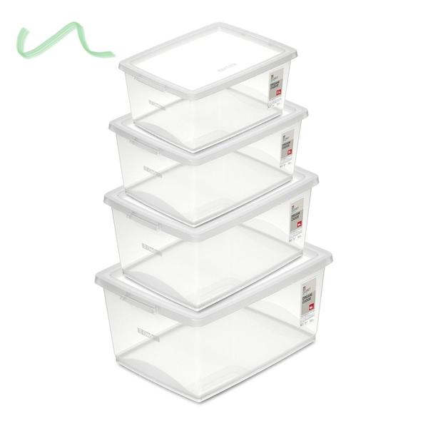 Imagem de Caixa Organizadora 7,5l+ 15l+ 30l+ 60l Ordene Design Moderno