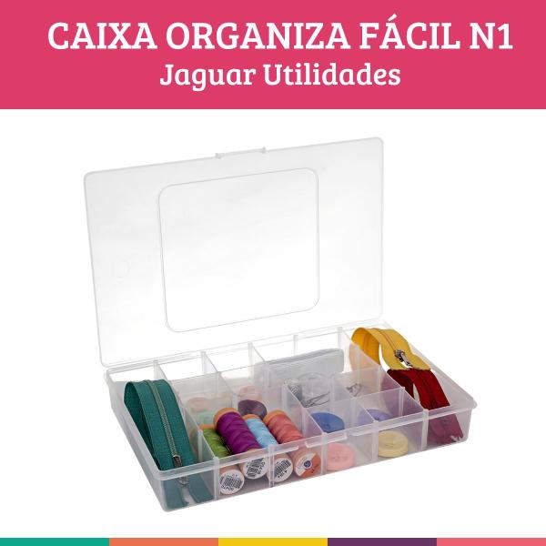 Imagem de Caixa Organizadora Fácil N1 Multiuso Jaguar Utilidades