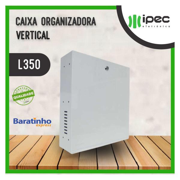 Imagem de Caixa Organizadora L350 Vertical Gabinete Ambiente Interno