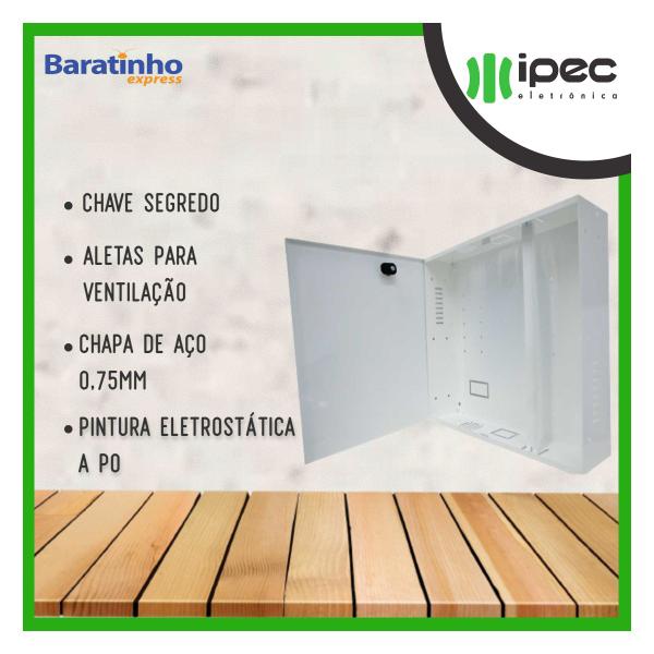 Imagem de Caixa Organizadora L350 Vertical Gabinete Branco Ipec