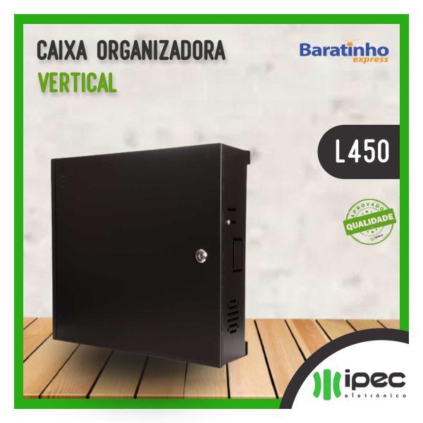 Imagem de Caixa Organizadora L450 Vertical Gabinete Ambiente Interno