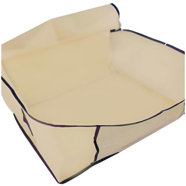 Caixa organizadora multiuso grande guarda roupa cobertor e toalhas - Tempo Real Imagem de Caixa organizadora multiuso grande guarda roupa cobertor e toalhas