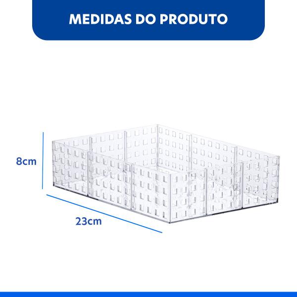 Imagem de Caixa Organizadora Multiuso Maquiagem Cozinha Banheiro Lápis