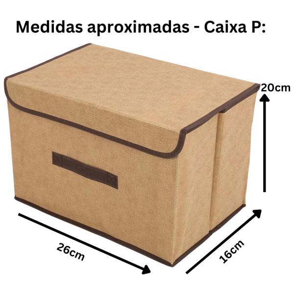 Imagem de CAIXA ORGANIZADORA MULTIUSO ORGANIZ  C/ TAMPA 27x19x16CM 10UN