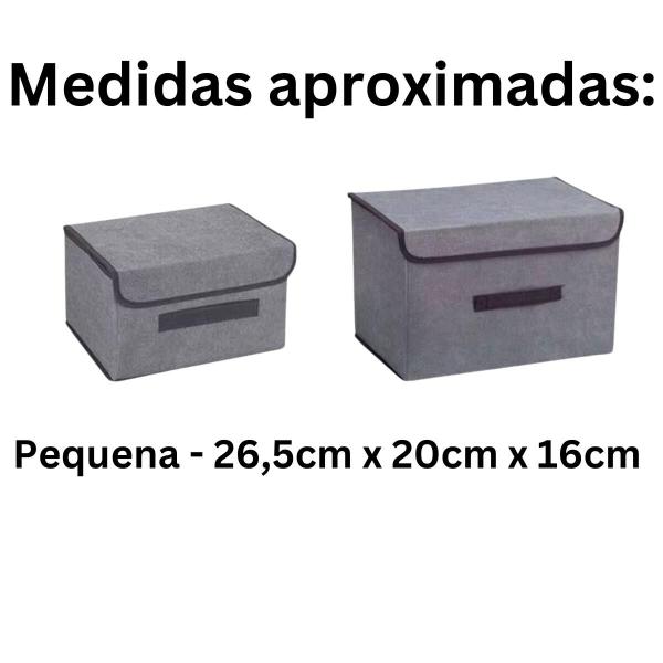 Imagem de CAIXA ORGANIZADORA MULTIUSO ORGANIZ  C/ TAMPA 38x23x23CM 3UN