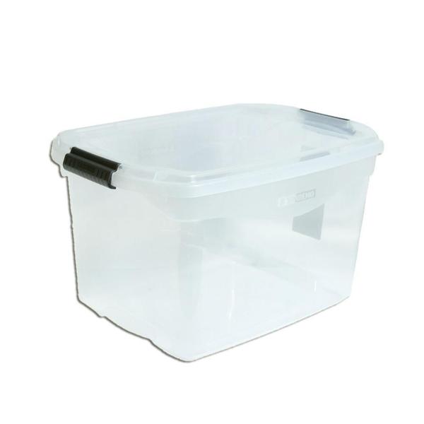 Caixa Organizadora Plástica 29L Sanremo Sr941 Kit 3 Imagem de Caixa Organizadora Plástica 29L Sanremo Sr941 Kit 3