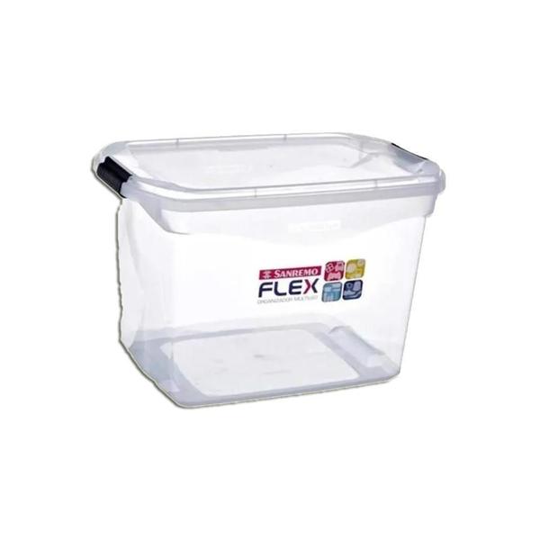 Caixa Organizadora Plástica 29L Sanremo Sr941 Kit 3 Imagem de Caixa Organizadora Plástica 29L Sanremo Sr941 Kit 3