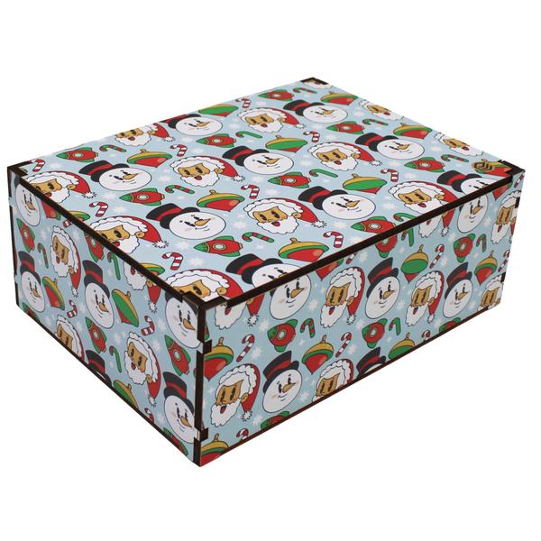 Imagem de Caixa organizadora presente para Natal 23x17x9 Cm