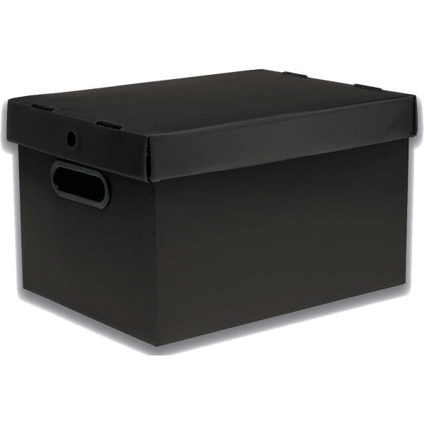 Imagem de Caixa Organizadora Prontobox Preto 440X320X260 GD