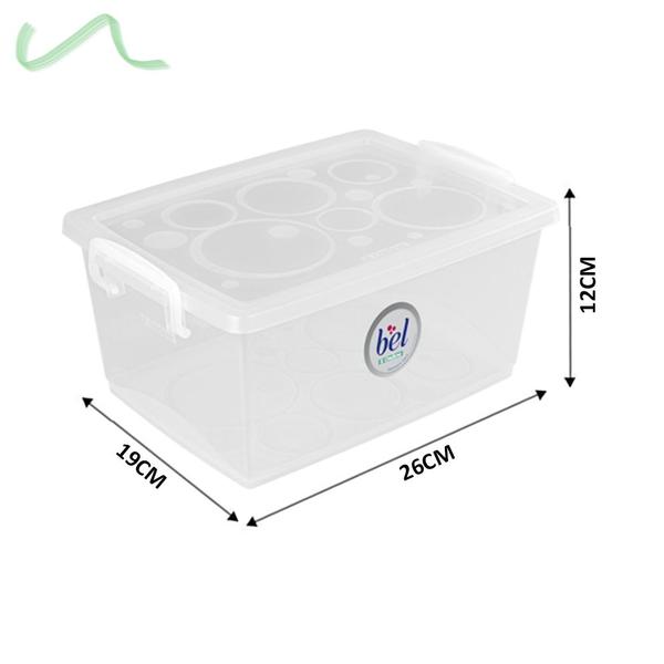 Caixa Organizadora Resistente Multiuso 4L Com Trava Ordene Imagem de Caixa Organizadora Resistente Multiuso 4L Com Trava Ordene
