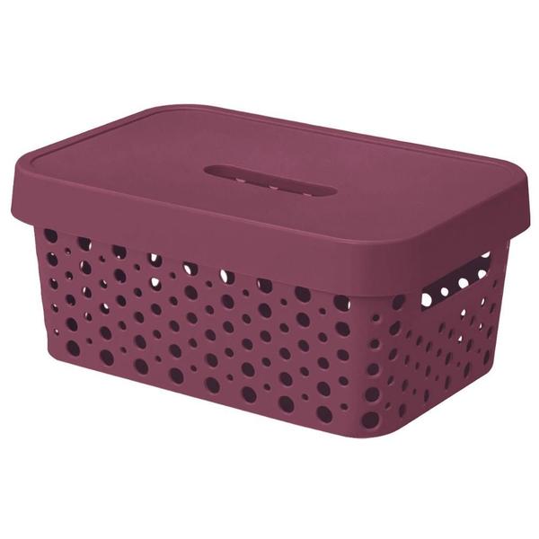 Caixa Organizadora Trama Rattan 4,5L Usual Utilid. - Usual Utilidades Imagem de Caixa Organizadora Trama Rattan 4,5L Usual Utilid.